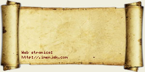 Olja Jaćimović vizit kartica